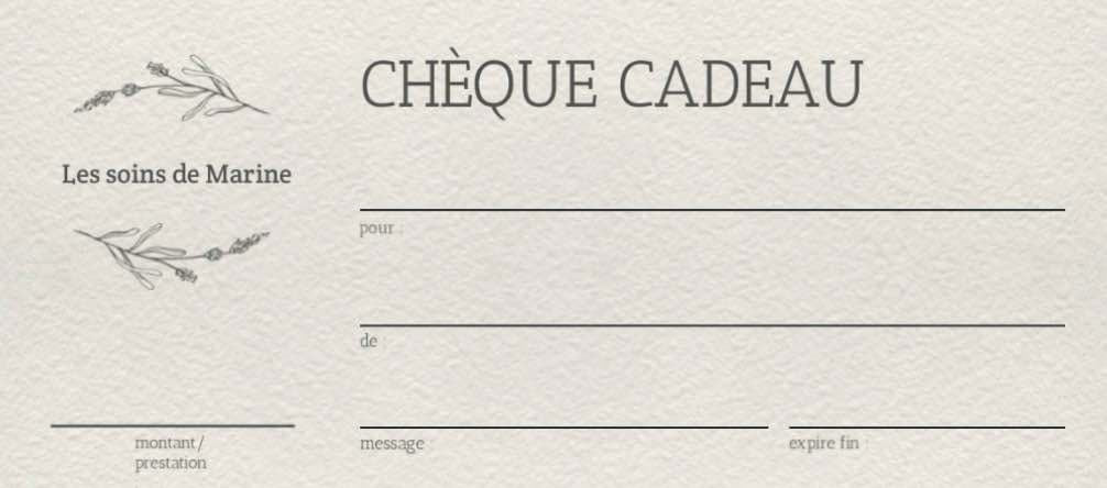 Bon cadeau