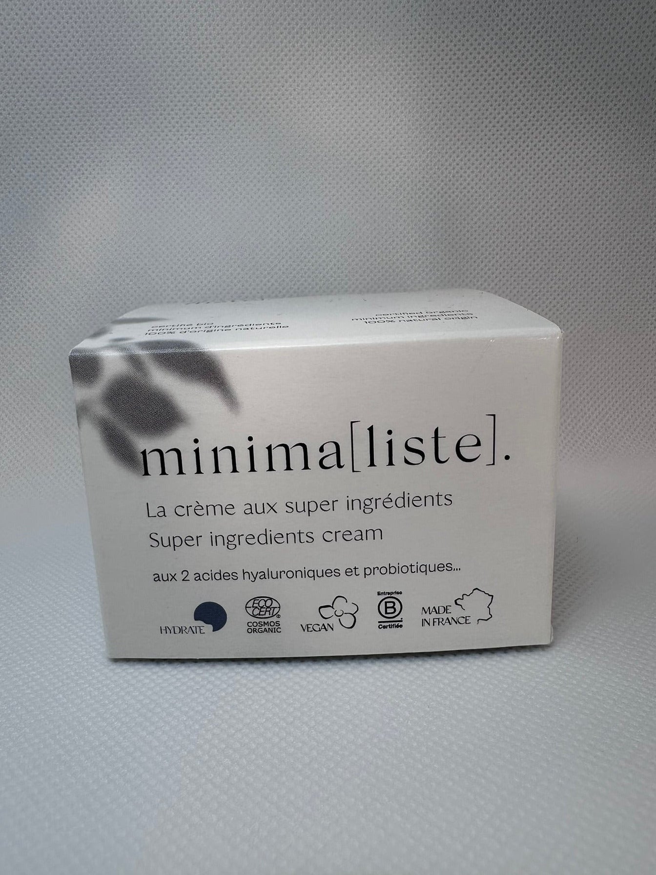 La crème aux super ingrédients - minima[liste]