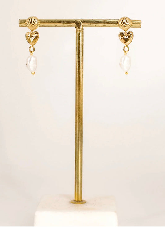 Boucles d'oreilles LORA blanc - Nouvelle collection